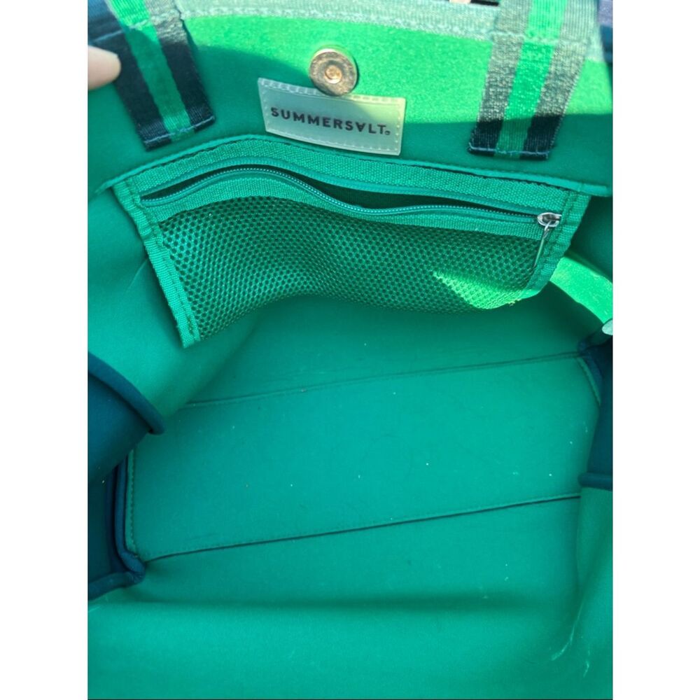 SummerSalt Green Two-Tone Everyday Tote Bag - Picture 4 of 12
